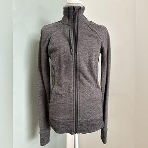 lululemon athletica Charcoal Full-Zip Jacket